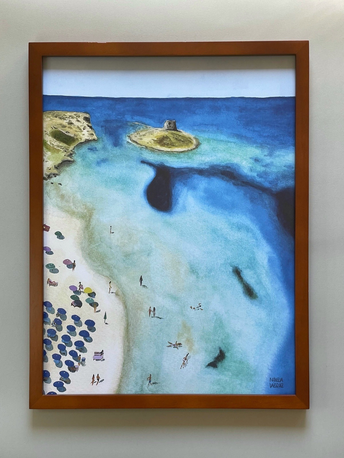 Sardinia Watercolor Poster