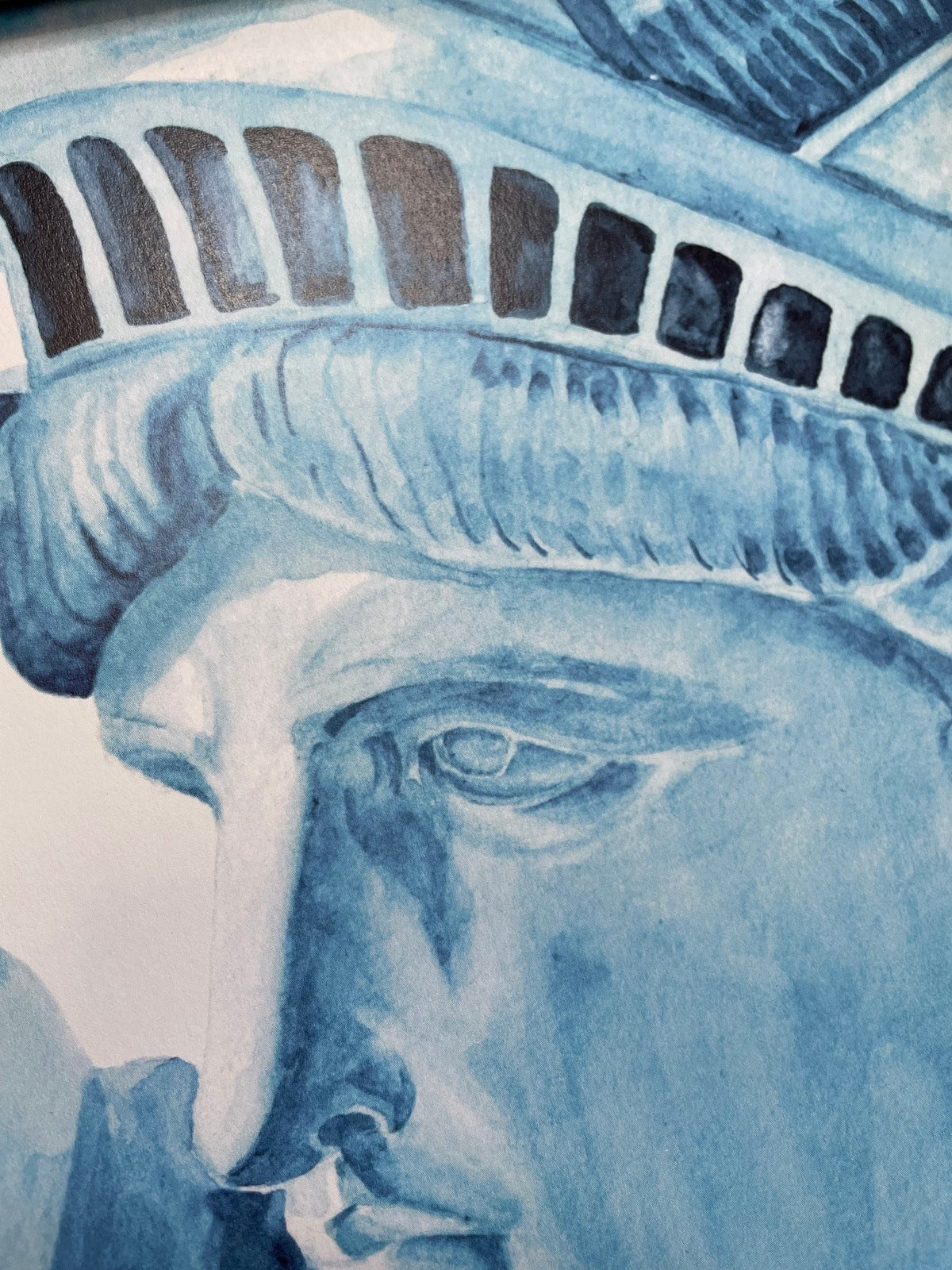 Statue of Liberty Watercolor Poster