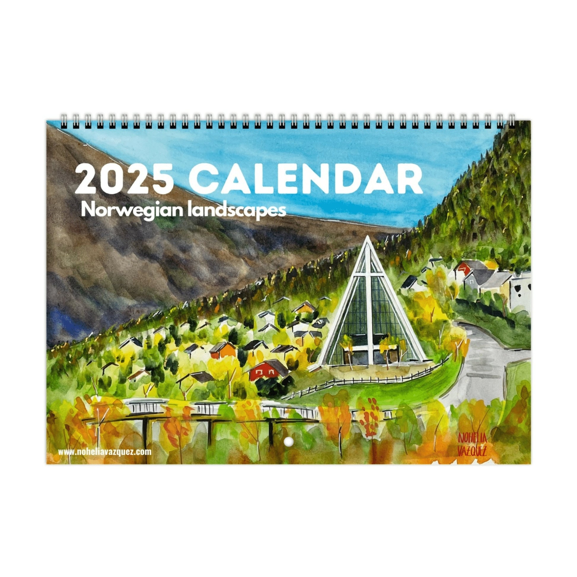 2025 Travel Calendar: Norwegian Landscapes