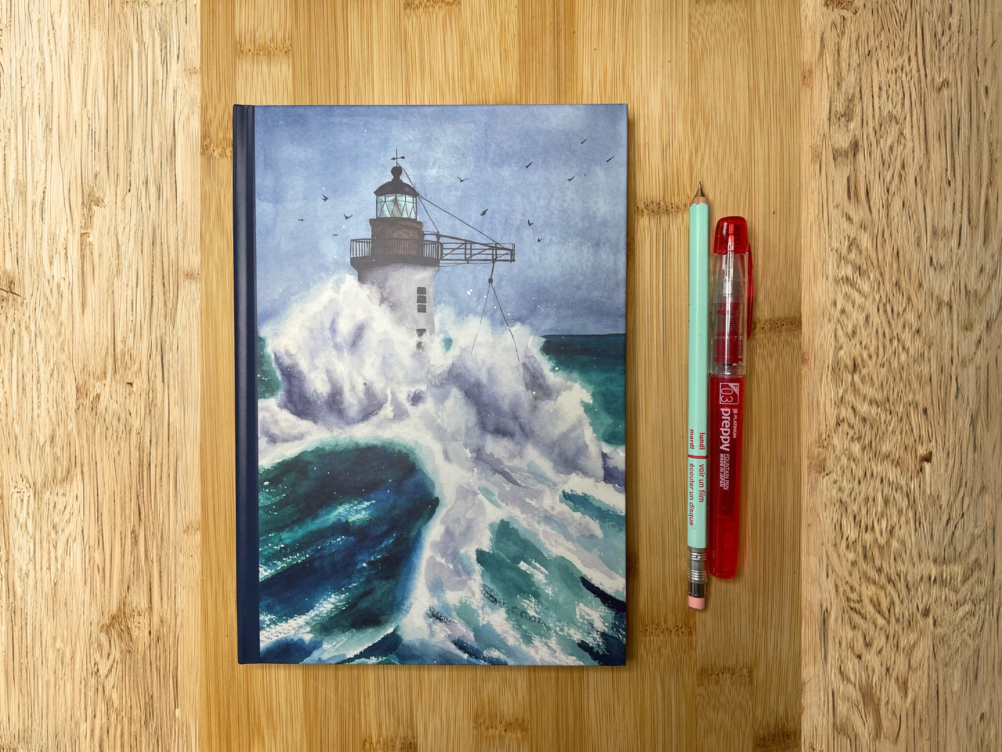 Lighthouse Hardcover Notebook