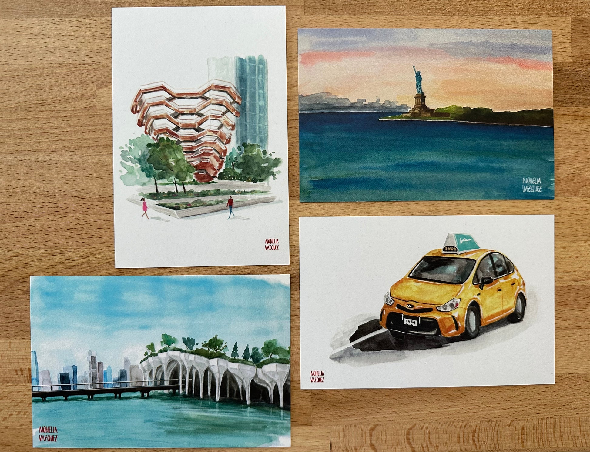 New York City Postcard Set of 8