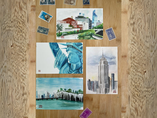 New York City Postcard Set