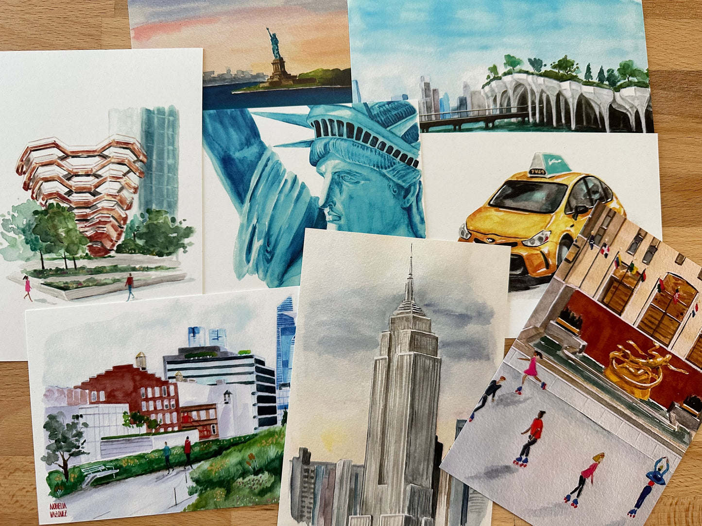 New York City Postcard Set of 8