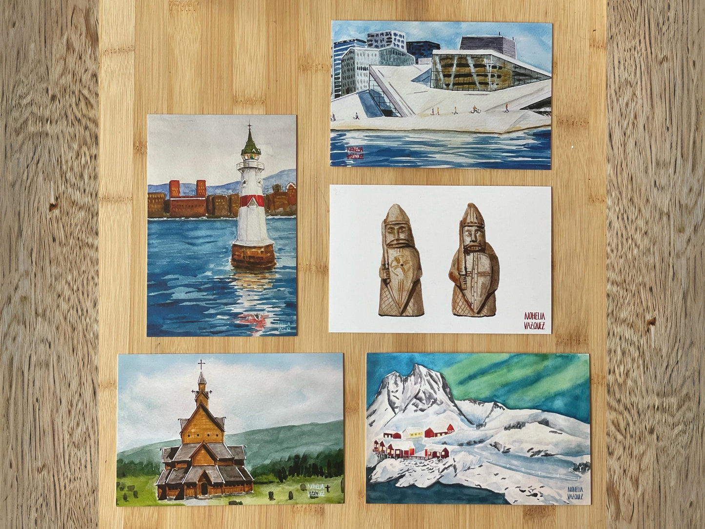 Norway Postcard Set - Lofoten edition