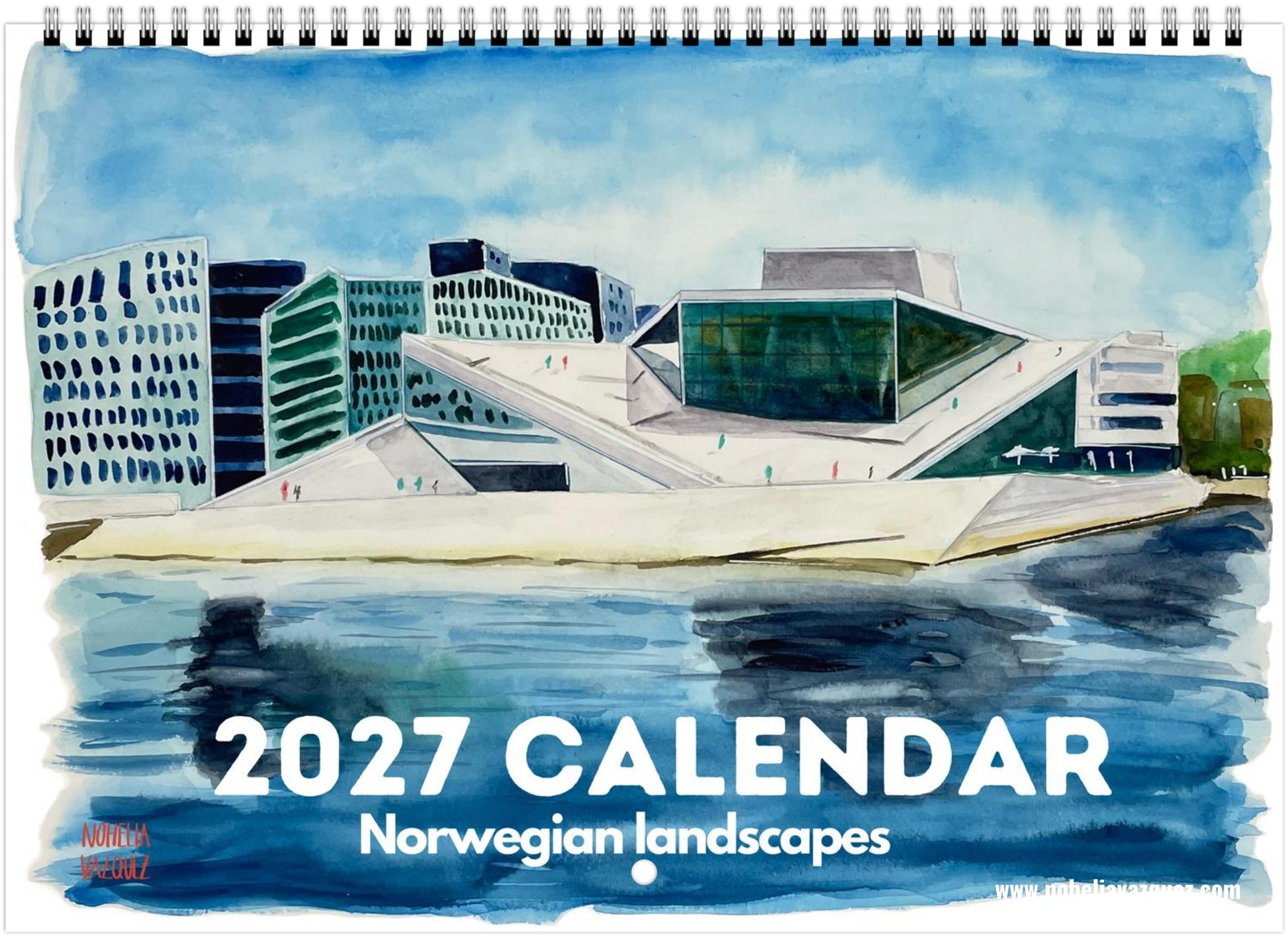 2027 Travel Calendar: Norwegian Landscapes