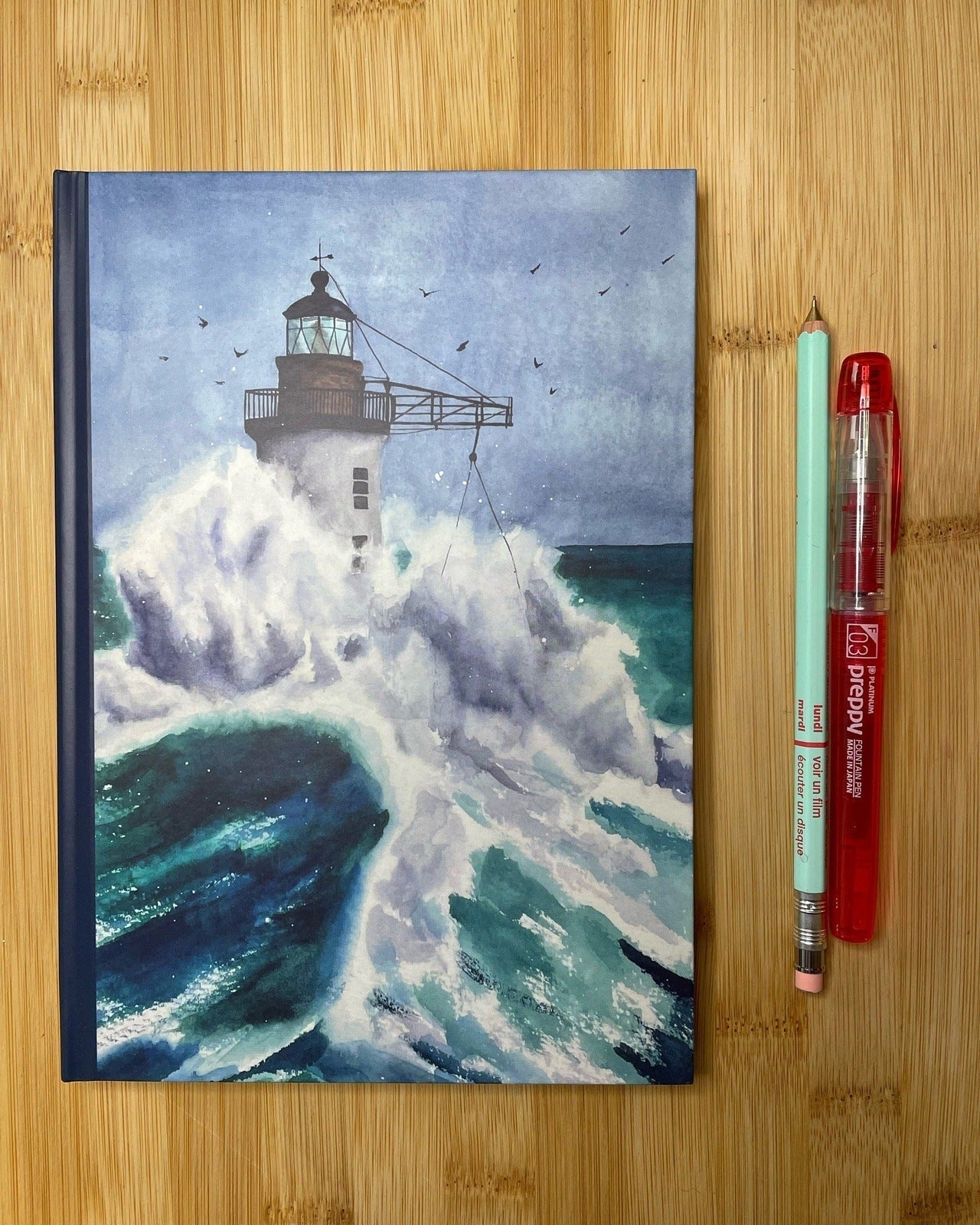 Lighthouse Hardcover Notebook