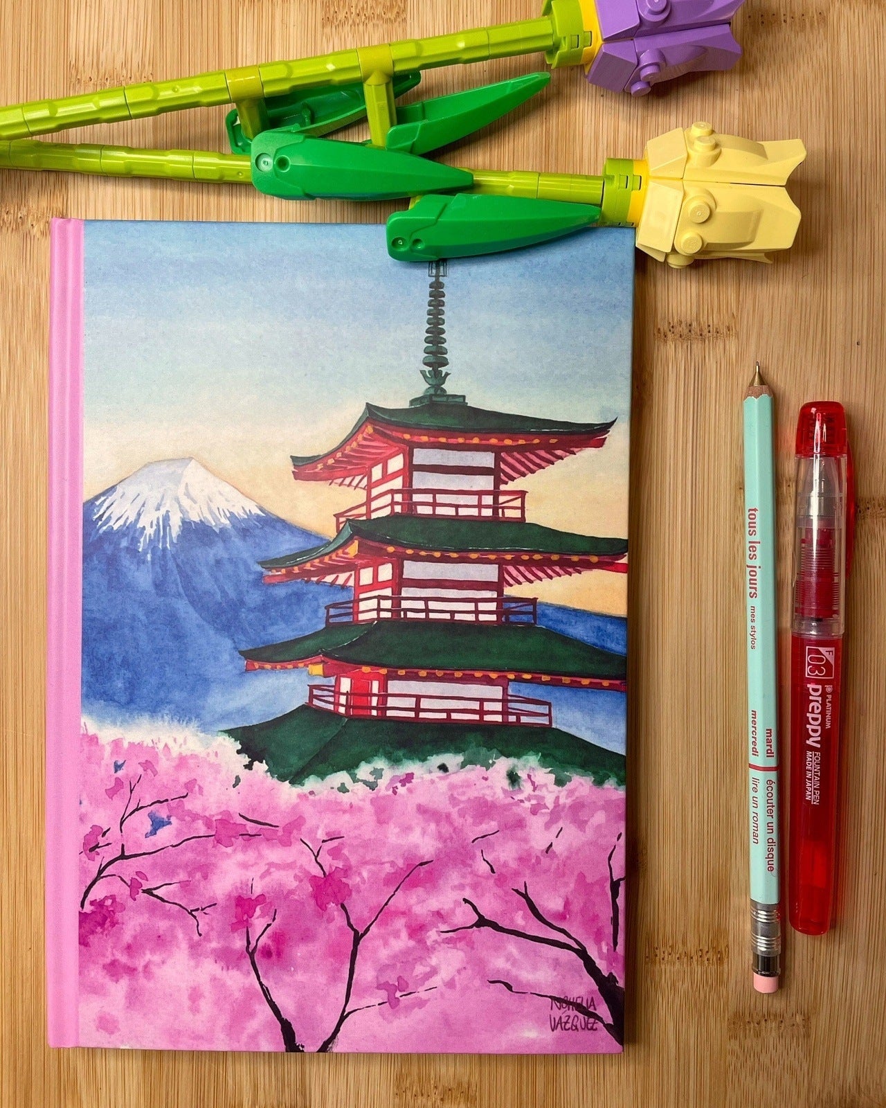 Mount Fuji Hardcover Notebook