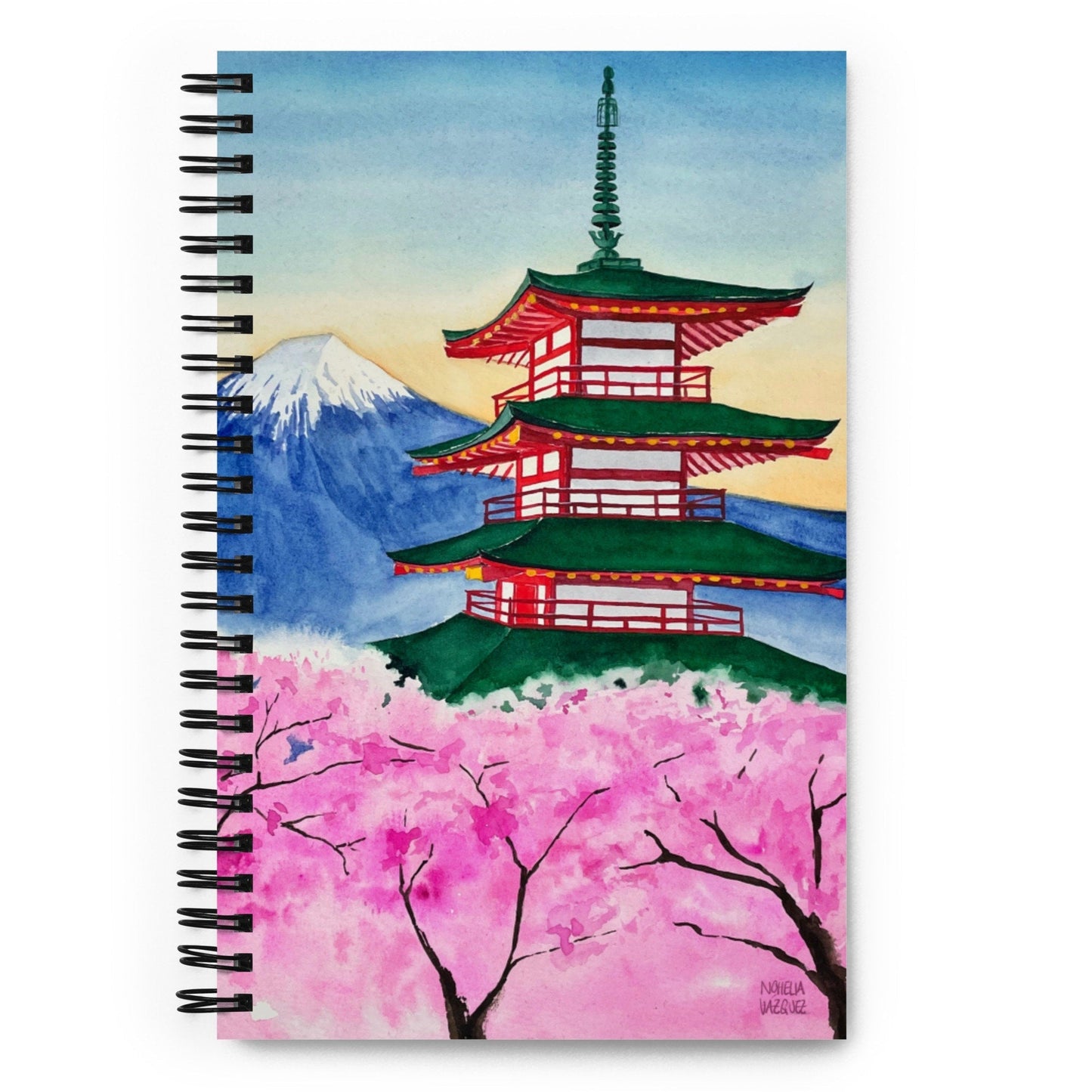 Mount Fuji Spiral Notebook