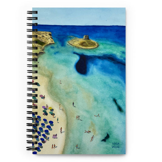 Sardinia spiral notebook